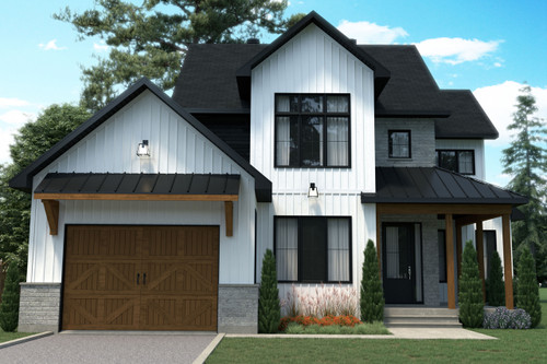Craftsman House Plan - Sunny Haven 96327 - Front Exterior