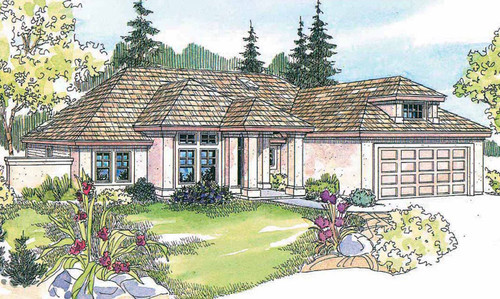 Ranch House Plan - Lindgren 96424 - Front Exterior