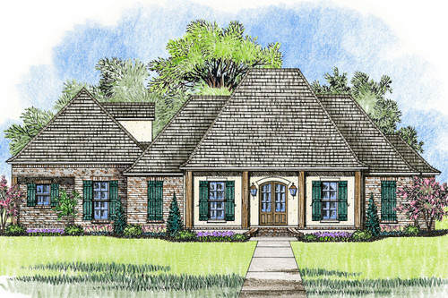 Southern House Plan - Ruston 96630 - Front Exterior
