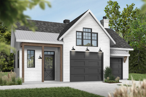 Farmhouse House Plan - Spruce 96912 - Front Exterior