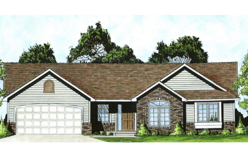 Traditional House Plan - 97117 - Front Exterior