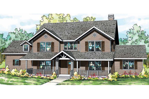 Country House Plan - Ambrosia 97538 - Front Exterior