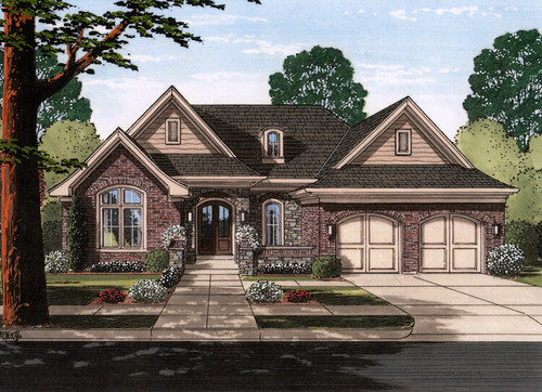 Traditional House Plan - Bethany 98063 - Front Exterior