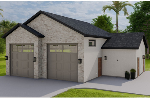 Traditional House Plan - Bell 97983 - Front Exterior