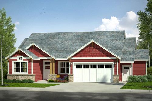 Craftsman House Plan - Azalea 98220 - Front Exterior
