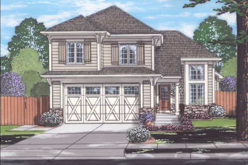 Craftsman House Plan - Cottage Grove 98378 - Front Exterior