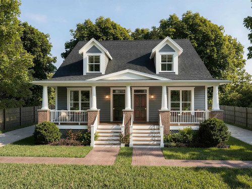 Bungalow House Plan - 98901 - Front Exterior