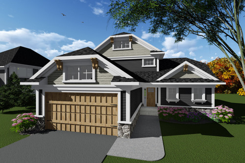 Craftsman House Plan - 99086 - Front Exterior