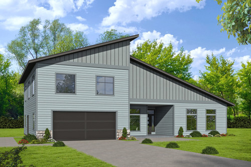 Contemporary House Plan - 99231 - Front Exterior