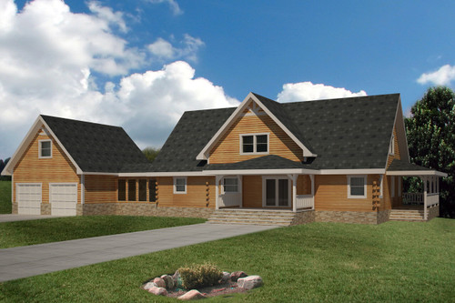 Country House Plan - 99403 - Front Exterior
