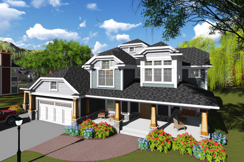 Prairie House Plan - 99649 - Front Exterior