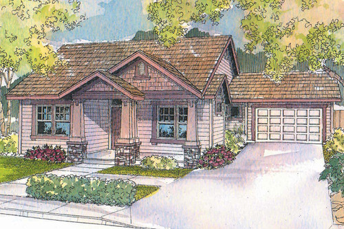 Cottage House Plan - St. Clair 99703 - Front Exterior