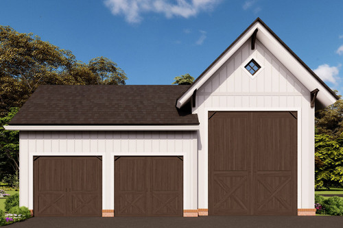 Farmhouse House Plan - 50804 - Front Exterior
