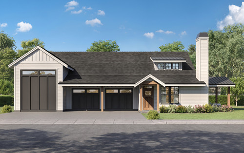 Farmhouse House Plan - 79384 - Front Exterior