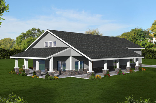 Ranch House Plan - 78738 - Front Exterior