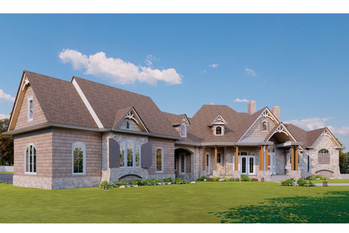 Craftsman House Plan - Sunbury Cottage 65284 - Front Exterior