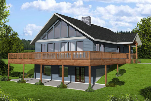 Craftsman House Plan - 85283 - Rear Exterior