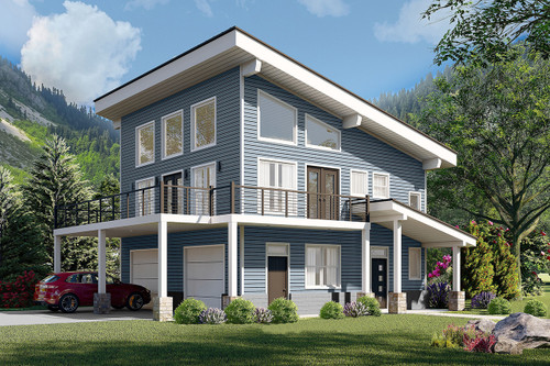 Modern House Plan - 97859 - Front Exterior
