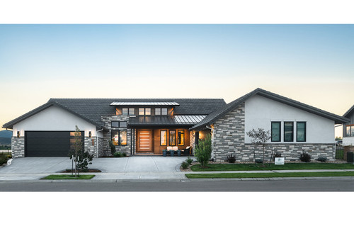 Ranch House Plan - Shearwater 54078 - Front Exterior
