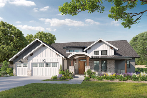 Craftsman House Plan - Coal Creek 30424 - Front Exterior
