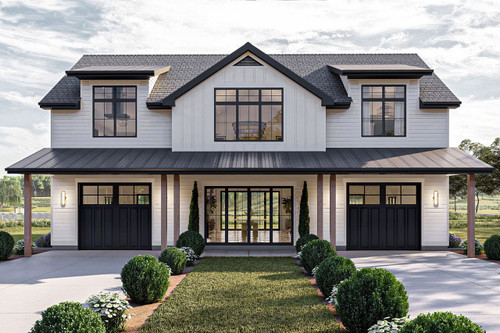Farmhouse House Plan - Hazel 95079 - Front Exterior
