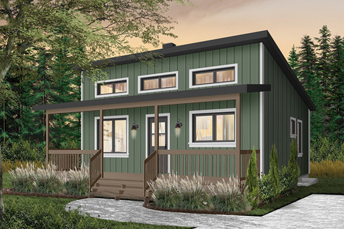 Cottage House Plan - Great Escape 3 98227 - Front Exterior