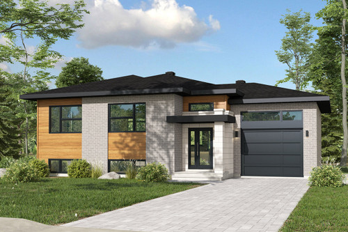 Contemporary House Plan - 81577 - Front Exterior