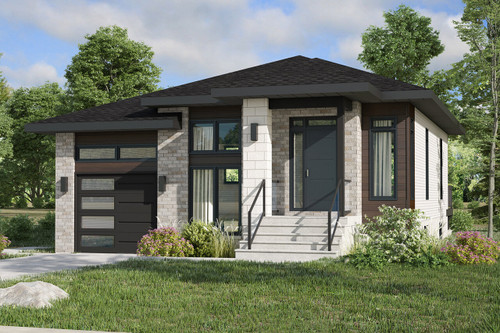 Modern House Plan - 41687 - Front Exterior