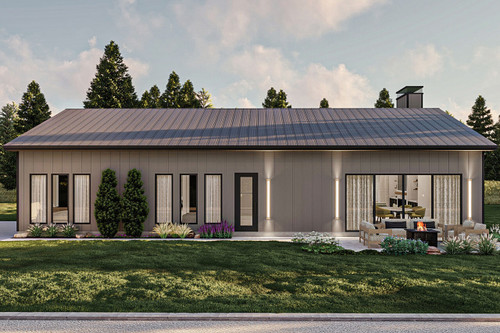 Traditional House Plan - Coal Creek 42587 - Front Exterior
