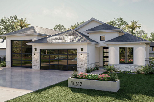 Spanish House Plan - Catalina 93625 - Front Exterior