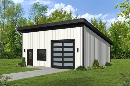 Traditional House Plan - Flagstaff Valley  60381 - Front Exterior