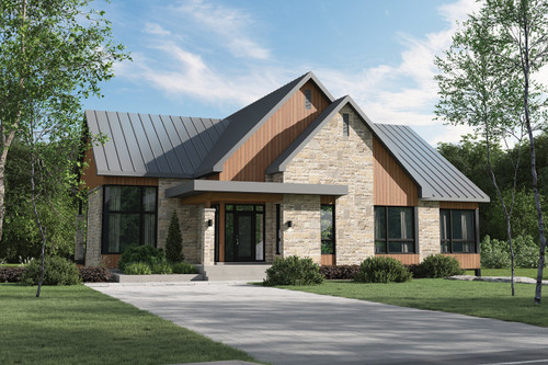 European House Plan - 54244 - Front Exterior