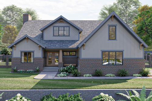 Craftsman House Plan - Plainview 30844 - Front Exterior