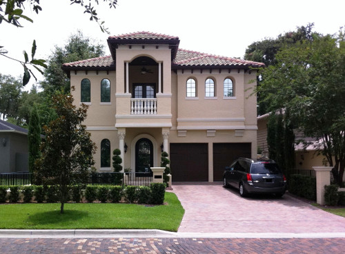 Mediterranean House Plan - Villa Chiara 67105 - Front Exterior
