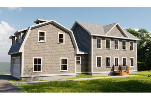 Colonial House Plan - Cape Shore 54938 - Front Exterior