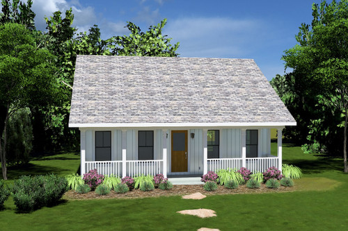 Cottage House Plan - 70492 - Front Exterior