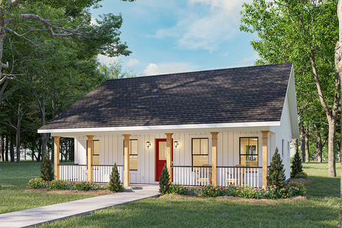 Cottage House Plan - 70492 - Front Exterior