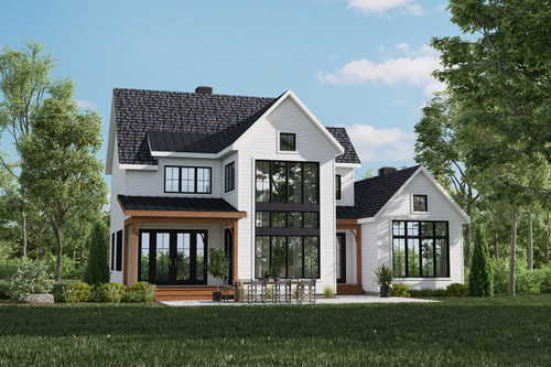 Farmhouse House Plan - 70938 - Front Exterior