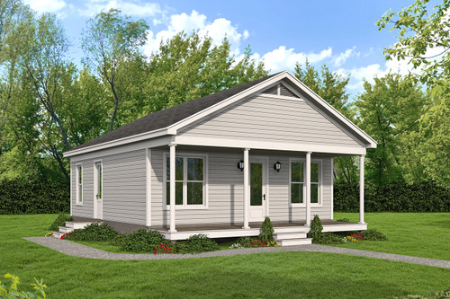 Traditional House Plan - Ferguson Guest House 62324 - Front Exterior