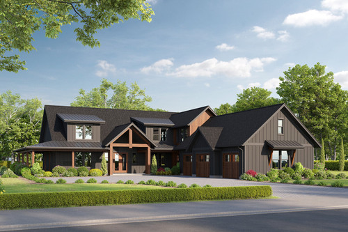Craftsman House Plan - Mitchell Gulch 28775 - Front Exterior