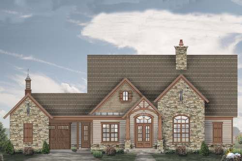 Craftsman House Plan - 80833 - Front Exterior