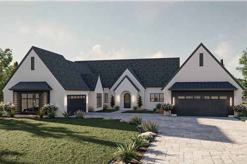 European House Plan - Brookman 48261 - Front Exterior