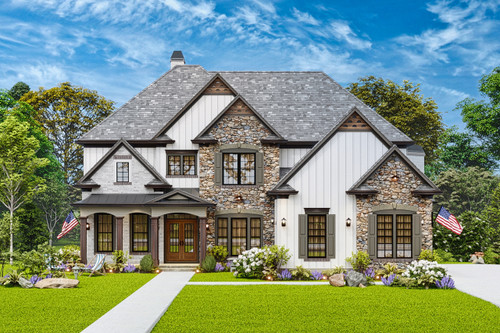 Traditional House Plan - Edenshire B 83976 - Front Exterior