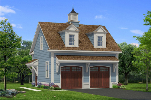 Colonial House Plan - 27287 - Front Exterior