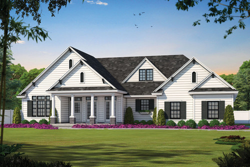 Farmhouse House Plan - Crescent Court 86073 - Front Exterior