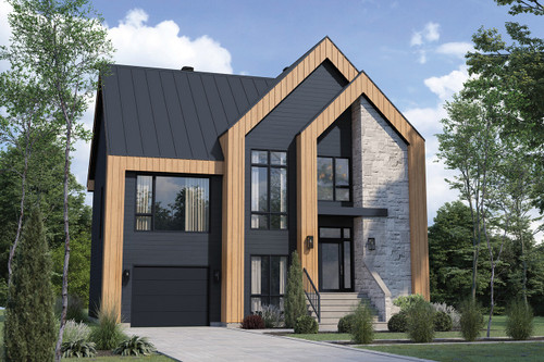 Modern House Plan - 44740 - Front Exterior