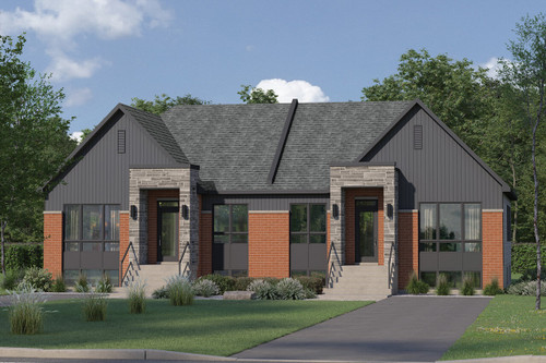 Modern House Plan - 69749 - Front Exterior