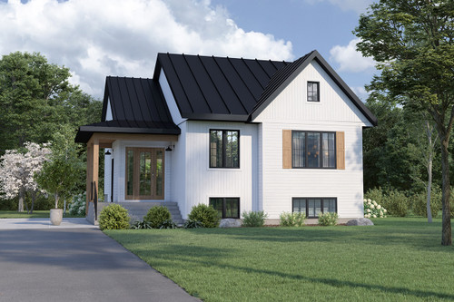 Farmhouse House Plan - 64436 - Front Exterior