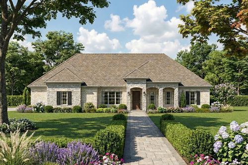 European House Plan - 38257 - Front Exterior