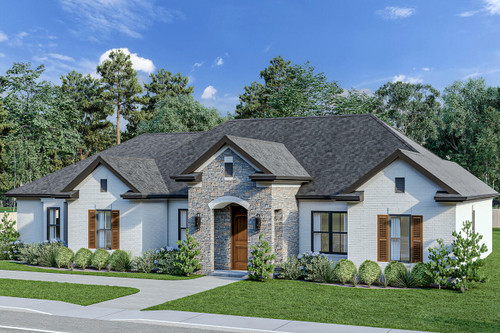 European House Plan - 75123 - Front Exterior